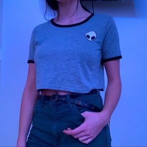 Alien Crop Top